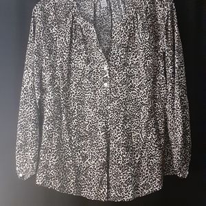Old Navy Cheetah Blouse